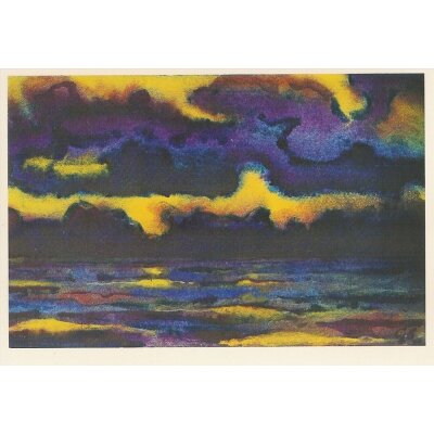 Hans Geissberger. Wolken über dem See