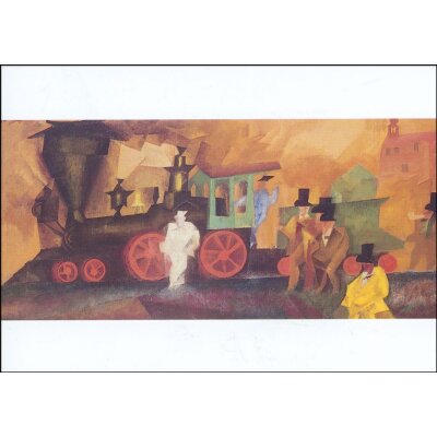Lyonel Feininger. Alte Lokomotive, 1914/1924