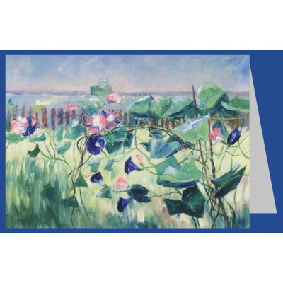 Karl Hagemeister. Blühende Ranken im Sommer