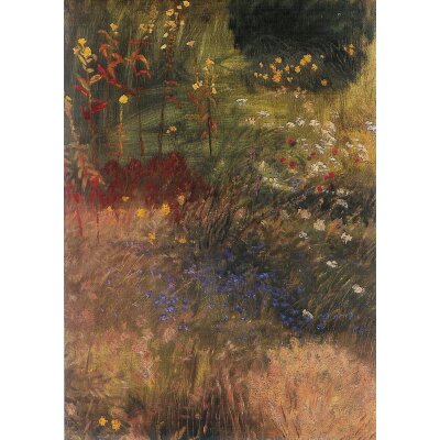 Otto Modersohn. Wiesengräser und Blumen, um 1902