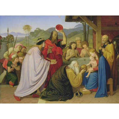 Friedrich von Overbeck. Die Anbetung der Könige