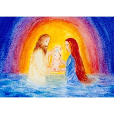 Heike Stinner. Taufe