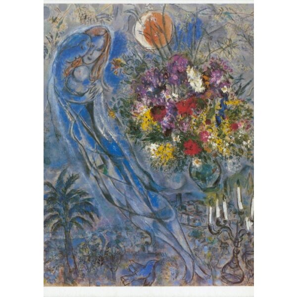 Marc Chagall. Liebespaar in Grau, 1956/60