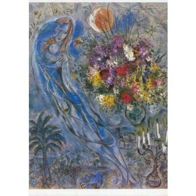 Marc Chagall. Liebespaar in Grau, 1956/60