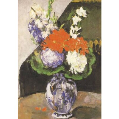 Paul Cézanne. Blumenstr.i.kl.Delft.Vase