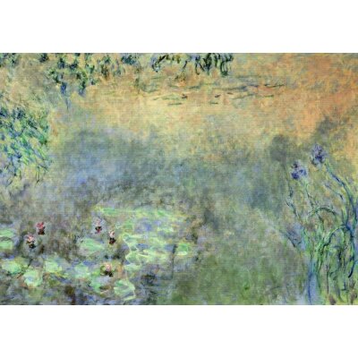 Claude Monet. Seerosenteich mit Iris, 1914/22