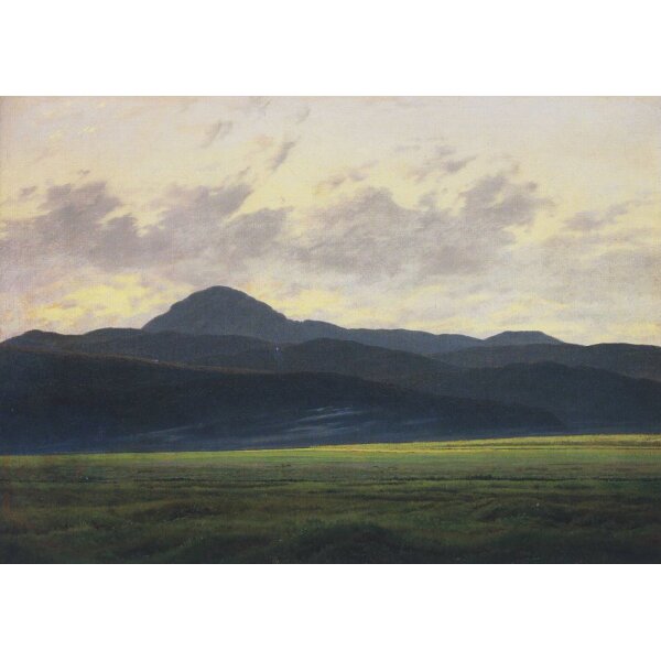 Caspar David Friedrich. Berglandschaft in Böhmen, 1830