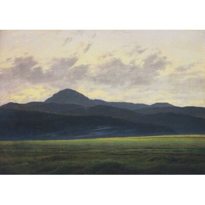 Caspar David Friedrich. Berglandschaft in Böhmen, 1830