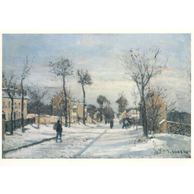Camille Pissarro. Route de Versailles, Louveciennes