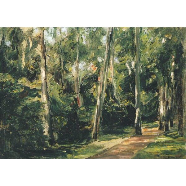 Max Liebermann. Parkweg, (Wannseegarten) 1924
