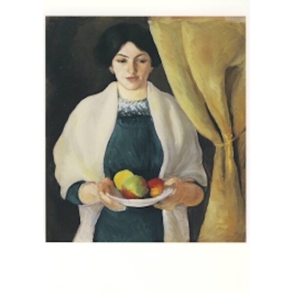 August Macke. Porträt mit Äpfeln, 1909