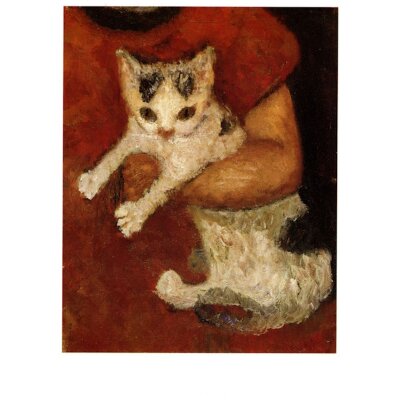 Modersohn-Becker. Kind mit Katze im Arm