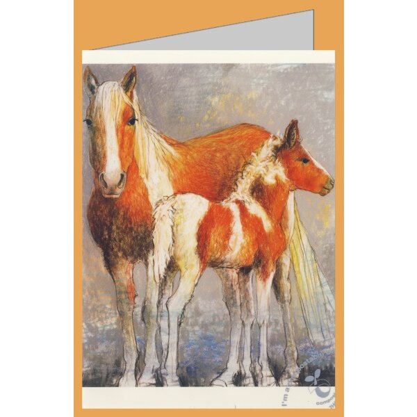 Loes Botman. Pferd und Fohlen, 2007