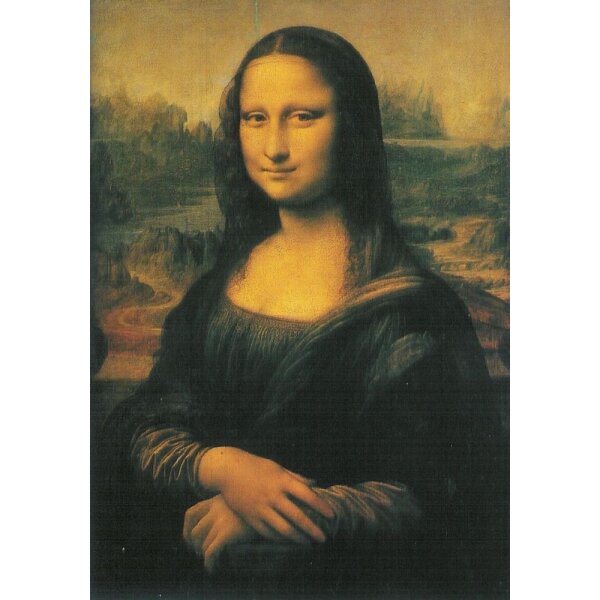 Leonardo da Vinci. Portrait von Mona Lisa