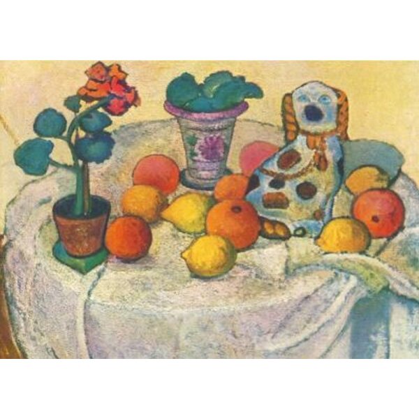 Modersohn-Becker. Stillleben mit Porzellanhund
