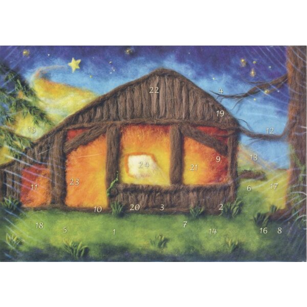 Heike Schwarzgruber. Adventskalender mit 24 Türen