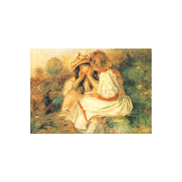 Piere-Auguste Renoir. Zwei lesende Mädchen