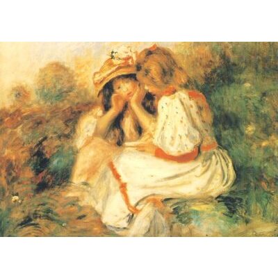 Piere-Auguste Renoir. Zwei lesende Mädchen