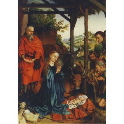 Martin Schongaue. Die Geburt Christi, um 1480
