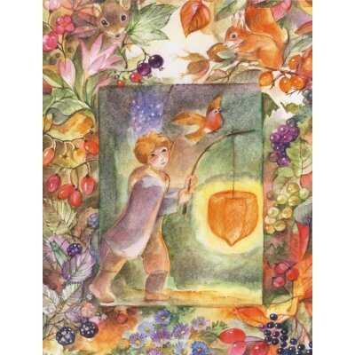 Marie-Laure Viriot. Goldener Herbst, KD ca. DIN A4.