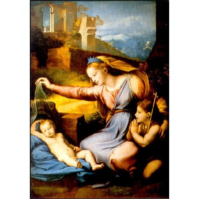 Raffael. Madonna mit dem Diadem,  um 1510/11
