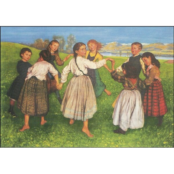 Hans Thoma. Kinderreigen, 1872