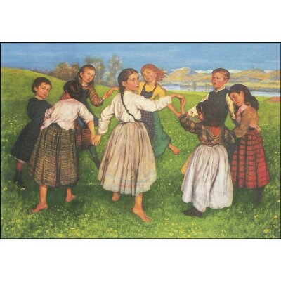 Hans Thoma. Kinderreigen, 1872