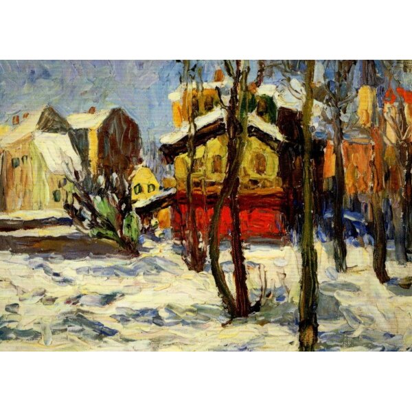 Wassily Kandinsky. Winter in Schwabing, 1902