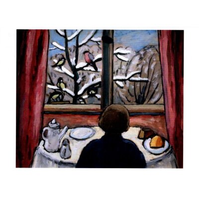 Gabriele Münter. Frühstück mit Vögel, 1934