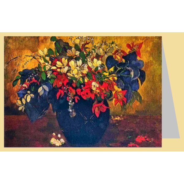 Paul Gauguin. Blumenvase, 1896