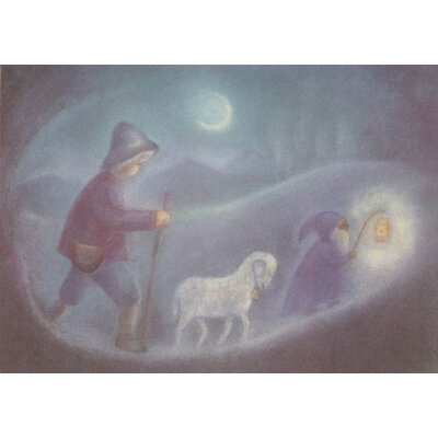 Ruth Elsässer. Heimweg. Druck 31 x 22 cm.