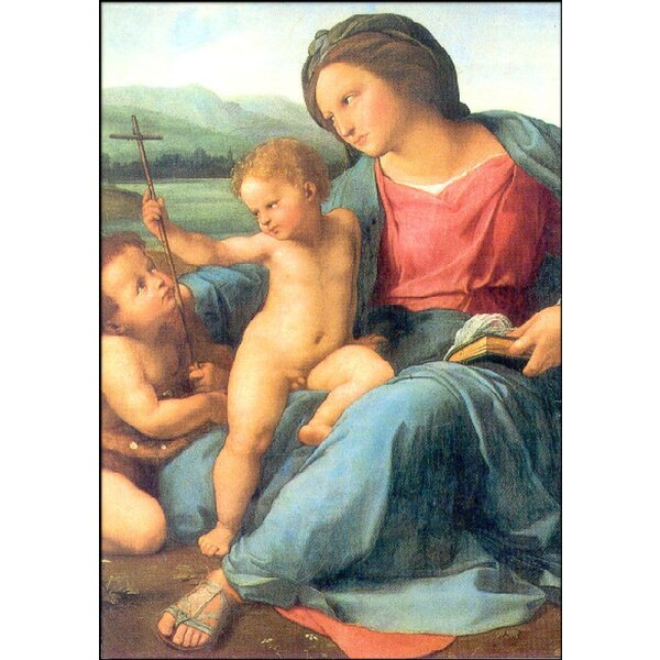 Raffael. Madonna d`Alba (Ausschnitt)