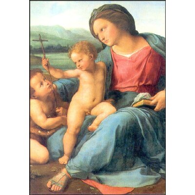 Raffael. Madonna d`Alba (Ausschnitt)