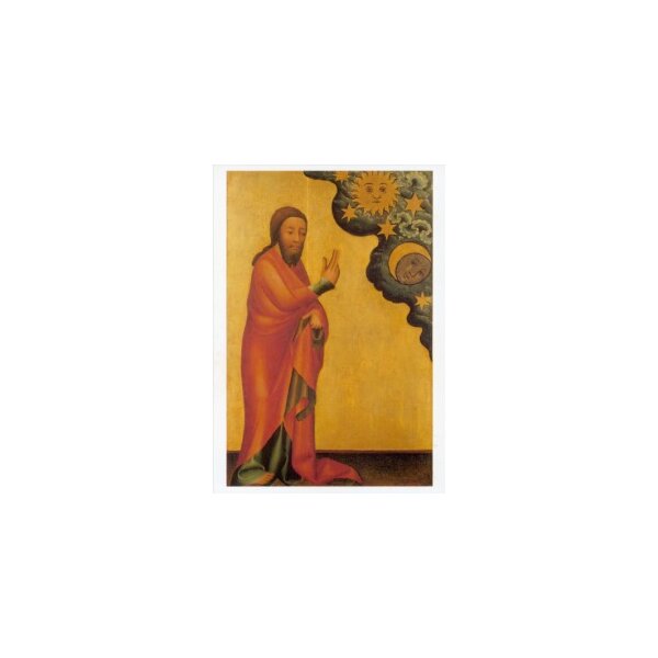 Bertram, Meister. Die Erschaffung der Gestirne, um 1380. KK