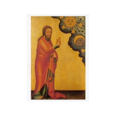 Bertram, Meister. Die Erschaffung der Gestirne, um 1380. KK