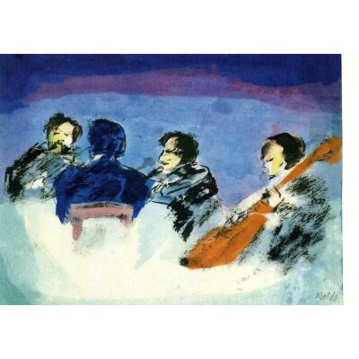 Emil Nolde. Musikkapelle, 1910/11