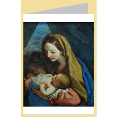Carlo Marattal. Maria mit Kind, ca. 1660