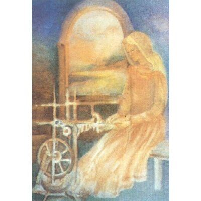 Katharina Gasteiger. Mädchen am Spinnrad