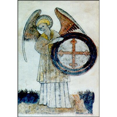 Engel mit Kreuz, 15. Jh.