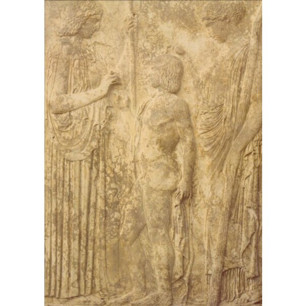 Griechisch. Demeter, Triptolemos, und Persephone