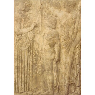 Griechisch. Demeter, Triptolemos, und Persephone